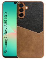 For Samsung Galaxy A26 5G Back Cover Case (Dual Colour Stitch | Professional Minimalist Feel | Soft and Flexible)