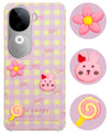 For Vivo iQOO Z9s Back Cover Case (3D Cute Cartoons | Hard Back Side Soft | Matte Premium Finish | HD Printing)