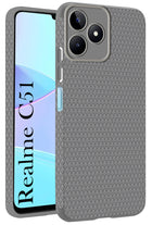 For Realme C51 Back Cover Case (Liquid Silicone | Side Grip | Camera Protection)