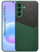 For Samsung Galaxy A57 5G Back Cover Case (Dual PU Leather Stitch | Professional Minimalist | Soft and Flexible)