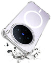 For Vivo X200T Back Cover Shockproof Crystal-Clear (Magsafe Wireless Support | Drop & Camera Protection | Hard Polycarbonate)