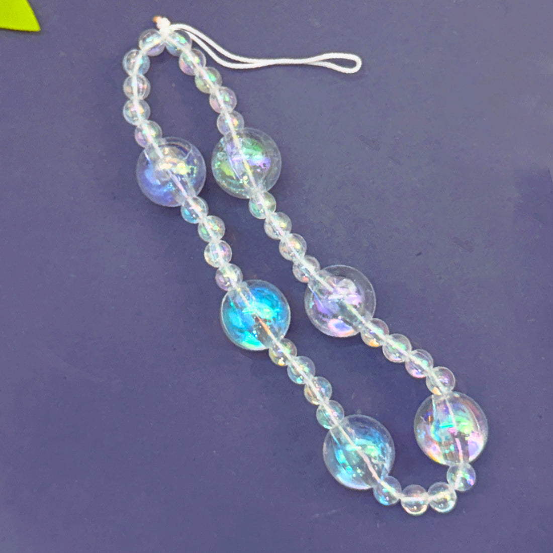 White Moti Ball Charms