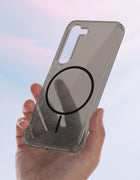 For Samsung Galaxy S23 5G Back Case Cover Crystal Anti Yellow (Unbreakable PC | MagSafe Wireless Charging Support |Camera Protection Bump)