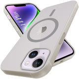 For Apple iPhone 14 Plus Back Cover Case (Frosted Matte Feel | MagSafe Compatible Wireless Charging | Polycarbonate Material)