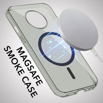 For OnePlus 7T Back Cover Case Lifetime Anti-Yellow MagSafe Compatible Clear (Sleek Hard Crystal | Shockproof and Camera Protection)