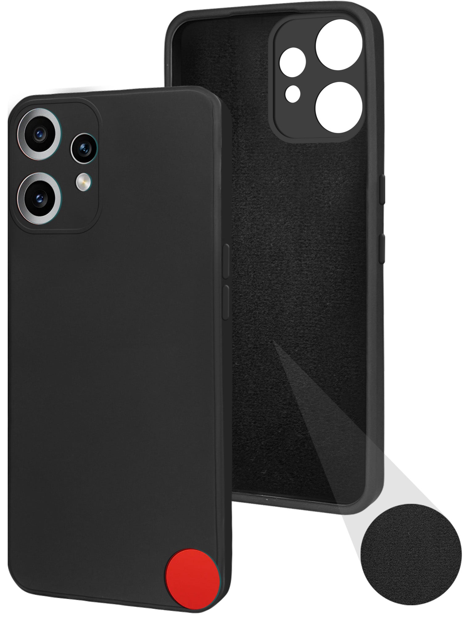 For Nothing CMF Phone 2 Pro Back Cover Case (Matte Finish Silicone with Inside Fiber cloth)