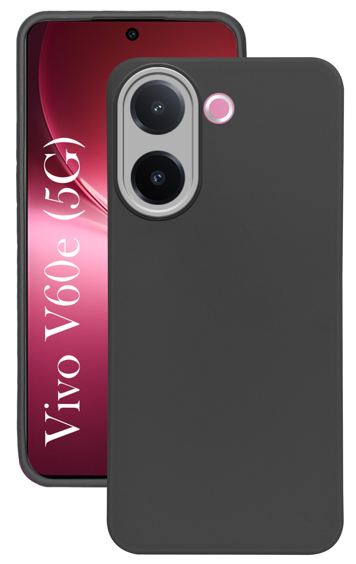For Vivo V60e Back Cover Case (Dual Colour |Full Camera Protection | Sleek and Professional) "