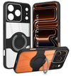 For Apple iPhone 17 Pro Max Back Cover Case with stand (Built-in Ring Holder Kickstand | Lifetime Anti Yellow | Camera Protection)