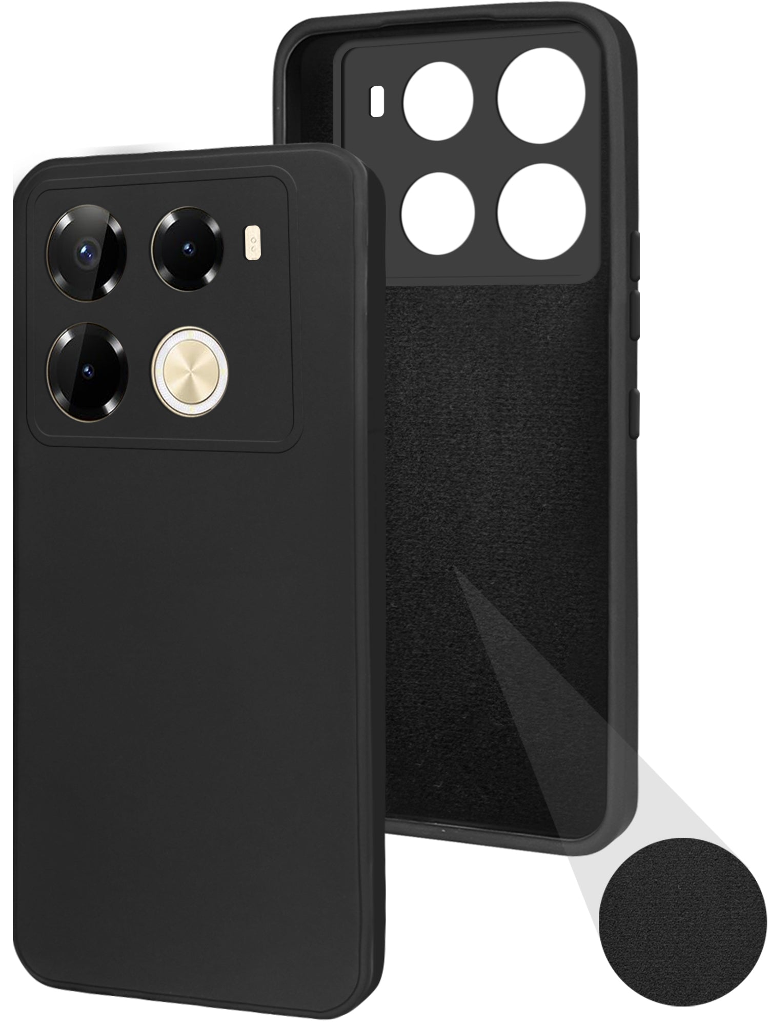 For Infinix Note 40 Pro 4G | Infinix Note 40 Pro Plus Back Cover ( Silicone Clear Shockproof Case with Camera Protection | Soft and Flexible | Transparent)
