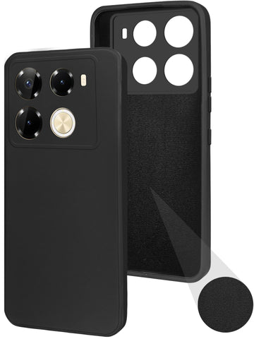 For Infinix Note 40 Pro 4G | Infinix Note 40 Pro Plus Back Cover ( Silicone Clear Shockproof Case with Camera Protection | Soft and Flexible | Transparent)