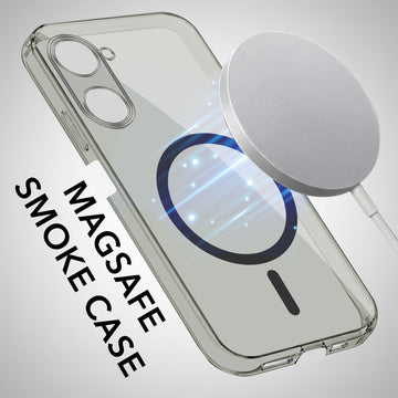 For Vivo Y28s 5G | Vivo T3 Lite 5G Back Cover Case Lifetime Anti-Yellow MagSafe Compatible Clear (Sleek Hard Crystal | Shockproof and Camera Protection)
