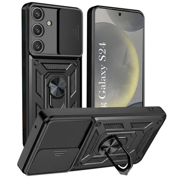 For Samsung Galaxy S24 Back Cover Case (Hybrid Dual Armor Polycarbonate)