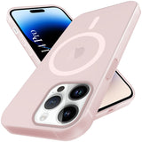 For Apple iPhone 14 Pro Back Cover Case (Frosted Matte Feel | MagSafe Compatible Wireless Charging | Polycarbonate Material)