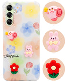 For Samsung Galaxy A14 4G | 5G Back Cover Case (3D Cute Cartoons | Hard Back Side Soft | Matte Premium Finish | HD Printing)