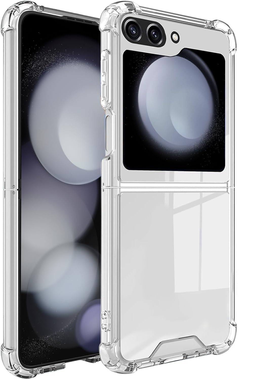 For Samsung Galaxy Z Flip 5 5G Back Cover (Shockproof Crystal Clear Case |  Drop & Camera Protection | Hard Polycarbonate)