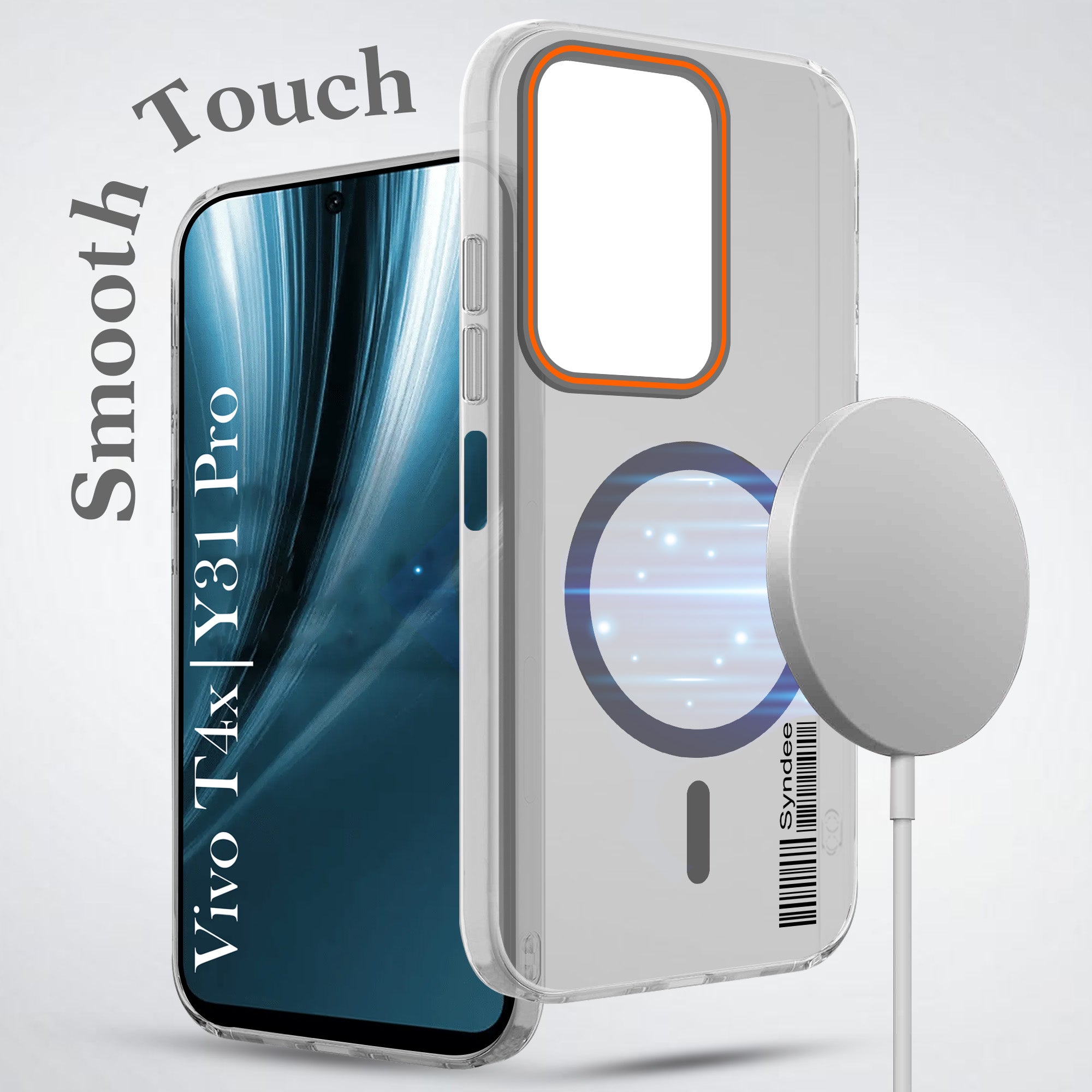 For Vivo T4x | Vivo Y31 Pro Back Cover Case (Soft Touch | Camera Bump Protection | MagSafe Compatible | Matte Finish)