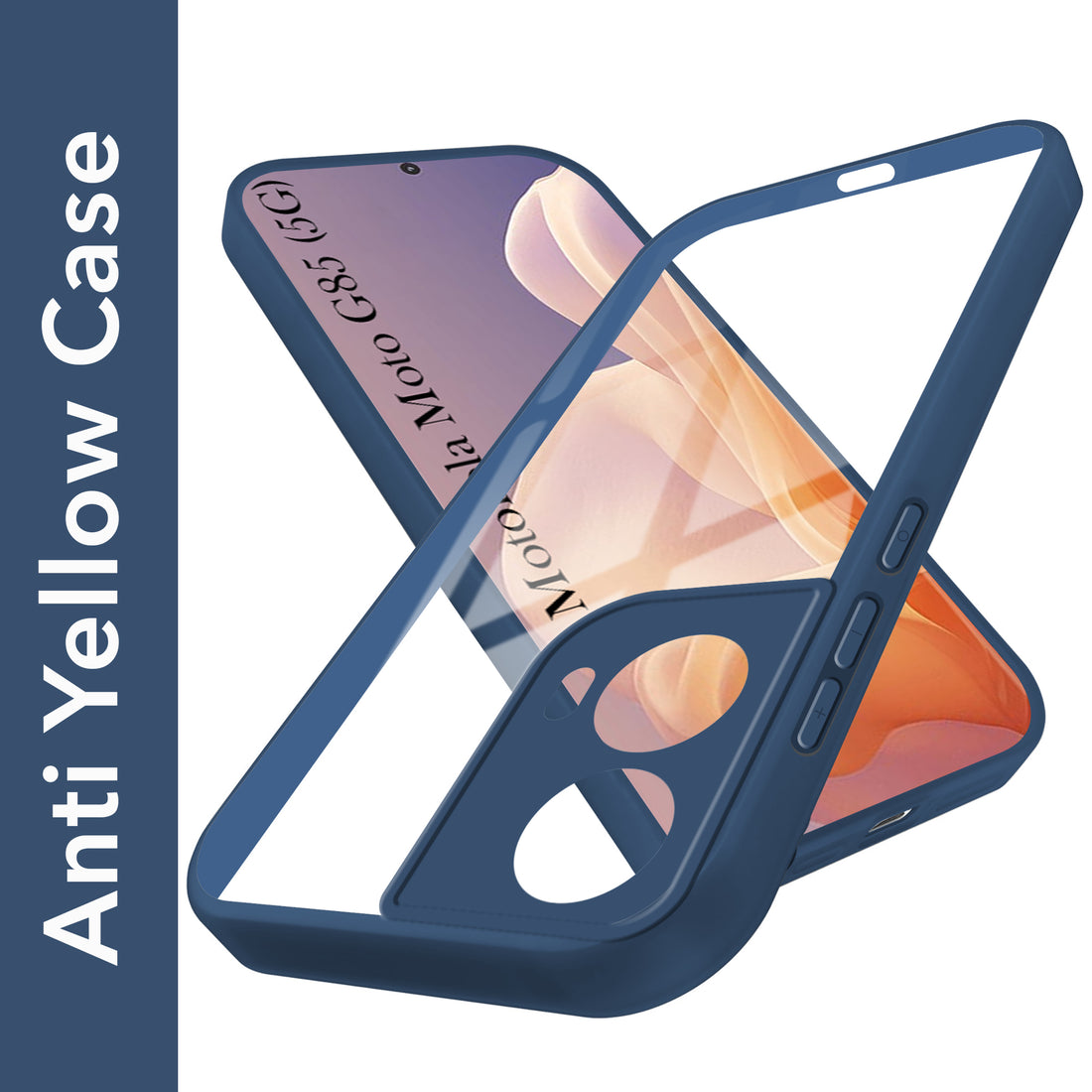 For Motorola Moto G85 5G Back Cover Case (Lifetime Anti Yellow | Anti Scratch | Crystal Clear Shockproof)