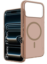 For Apple iPhone 17 Pro Back Cover Case (Frosted Matte Feel | MagSafe Compatible Wireless Charging)