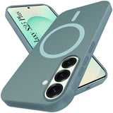 For Samsung Galaxy S25 Plus Back Cover Case (Frosted Matte Feel | MagSafe Compatible Wireless Charging | Polycarbonate Material)