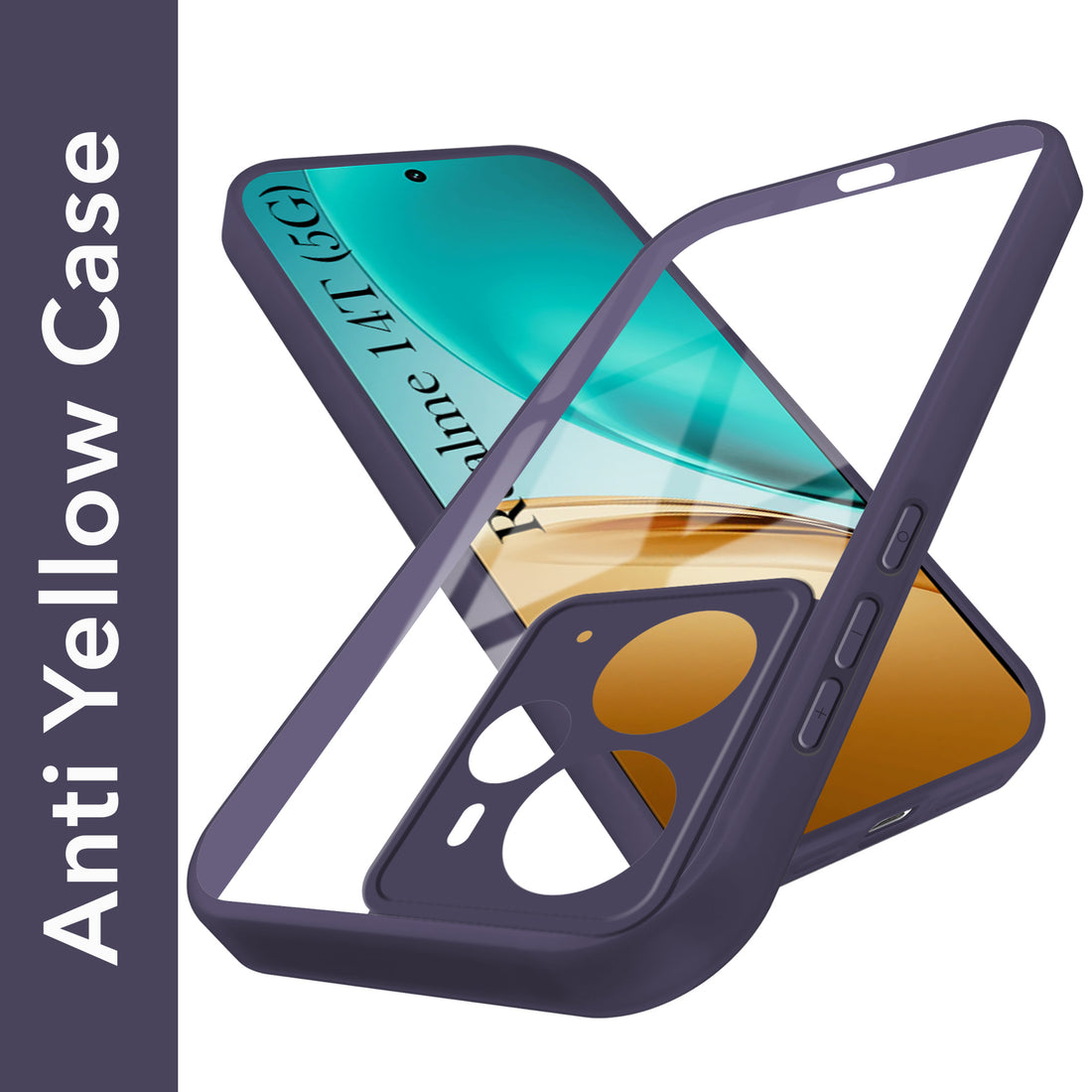 For Realme 14T Back Cover Case (Lifetime Anti Yellow | Anti Scratch | Crystal Clear Shockproof)