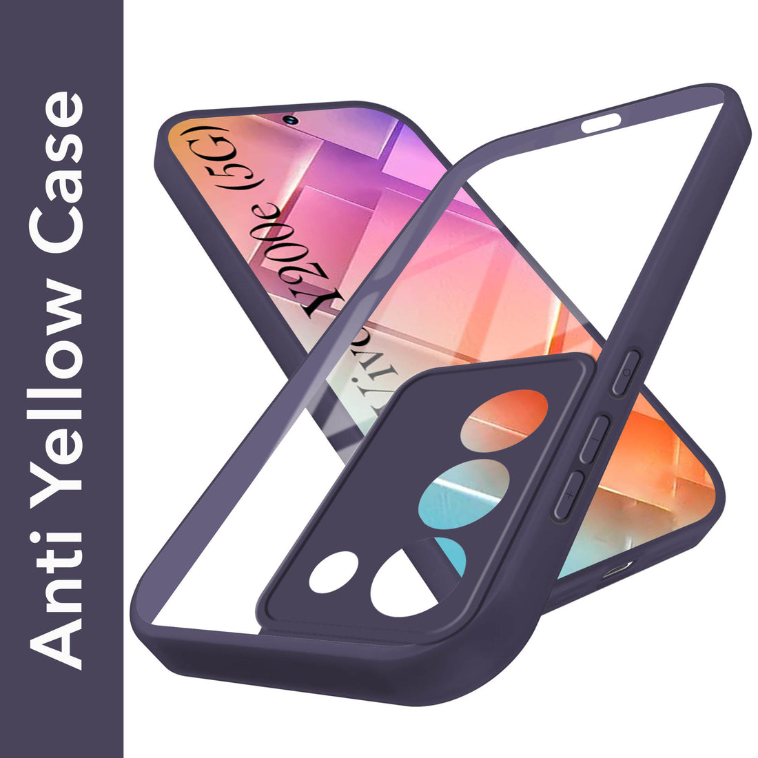 For Vivo Y200e Back Cover Case (Lifetime Anti Yellow | Anti Scratch | Crystal Clear Shockproof)