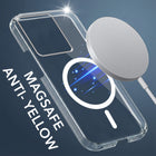 For Vivo Y200 Pro 5G Back Cover Case Lifetime Anti-Yellow MagSafe Compatible Clear (Sleek Hard Crystal | Shockproof and Camera Protection)