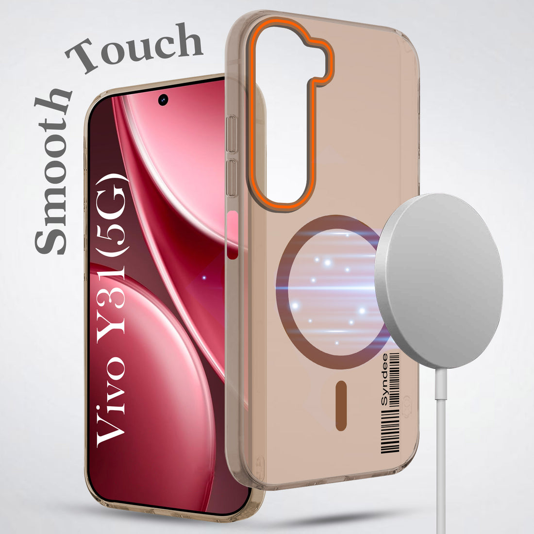 For Vivo Y31 5G Back Cover Case (Soft Touch | Camera Bump Protection | MagSafe Compatible | Matte Finish)