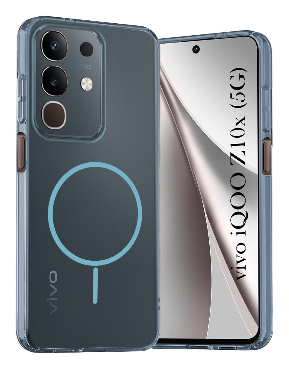 For Vivo iQOO Z10x Back Cover Case Silicone (Slim Paper Thin | Camera Protection Bump | Minimalist Professional | Soft Flexible)