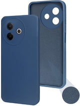 For Vivo Y39 Back Cover Case (Matte Finish Silicone with Inside Fiber Cloth)