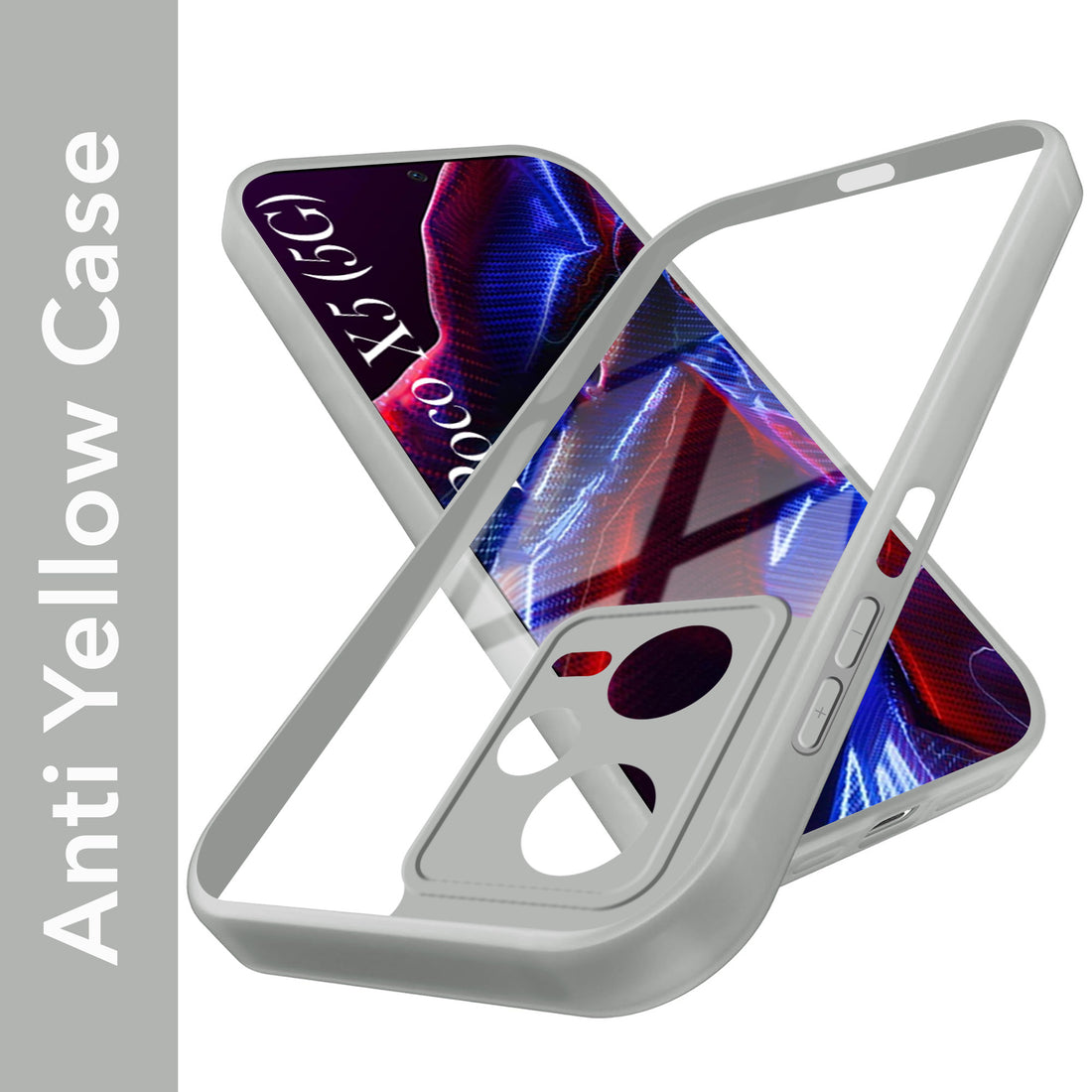 For Xiaomi Poco X5 5G Back Cover Case Ultra-Hybrid (Lifetime Anti Yellow | Anti Scratch | Crystal Clear Shockproof)