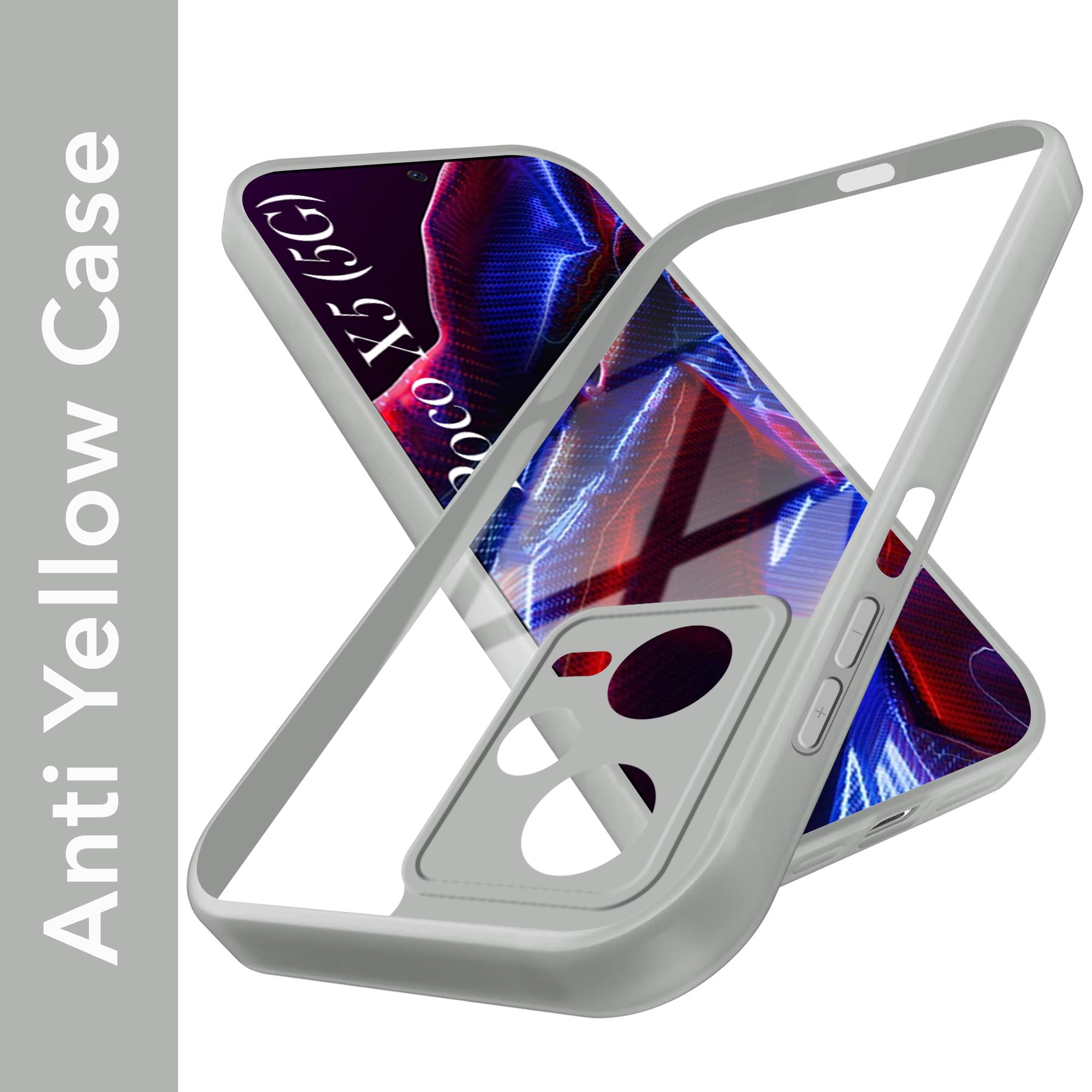 For Xiaomi Poco X5 5G Back Cover Case Ultra-Hybrid (Lifetime Anti Yellow | Anti Scratch | Crystal Clear Shockproof)