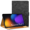 For Xiaomi Pad 7 11.17 Inch Flip Cover Folio Cover (PU Leather | Multi-Angle Smart Stand | Card Storage Slots | Silicone Back Pouch)