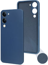 For Vivo Y19 | Vivo Y19e | Vivo T4 Lite Back Cover Case (Matte Finish Silicone with Inside Fiber Cloth)