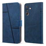 For Samsung Galaxy M36 | Samsung Galaxy F36 Flip Cover Case  ( Stitched Leather with Magnetic Closure)