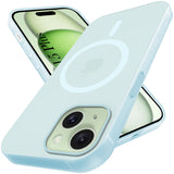 For Apple iPhone 15 Plus Back Cover Case (Frosted Matte Feel | MagSafe Compatible Wireless Charging | Polycarbonate Material)