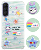 For Samsung Galaxy A57 5G Back Cover Case (3D Cute Cartoons | Hard Back Side Soft | Matte Premium Finish | HD Printing)