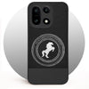 For OnePlus 15 5G Back Cover Case PU Leather Finish (Professional Minimalist Texture | MagSafe Compatile | Camera Protection | Sleek Sober Formal)