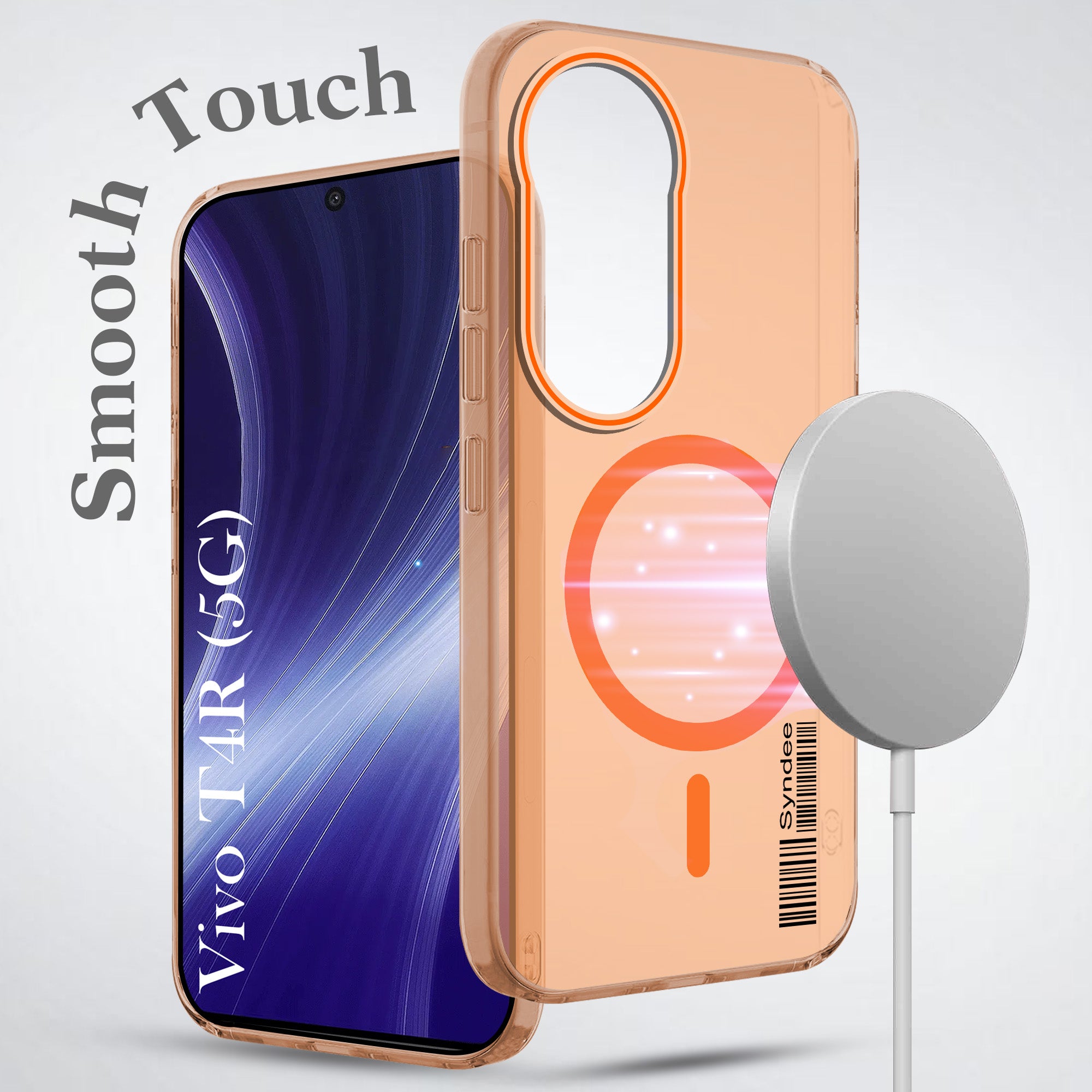 For Vivo T4R Back Cover Case (Soft Touch | Camera Bump Protection | MagSafe Compatible | Matte Finish)