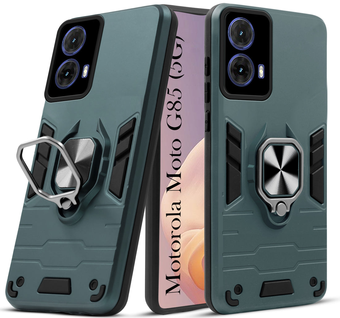 For Motorola Moto G85 5G Back Cover Case (Shockproof Polycarbonate Dual Layer Hybrid Armor)