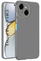For Tecno Pop 9 4G Back Cover Case (Camera Protection | Side Grip Texture | Soft and Flexible)