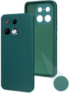 For Realme 16 Pro Back Cover Case (Matte Finish Silicone with Inside Fiber cloth)