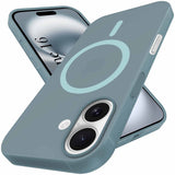 For Apple iPhone 16 Back Cover Case (Frosted Matte Feel | MagSafe Compatible Wireless Charging | Polycarbonate Material)