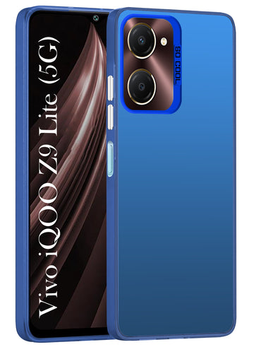 For Vivo iQOO Z9 Lite 5G Hard Back Cover Case (Velvet Touch | Professional Glossy Finish | Camera Protection Bump)