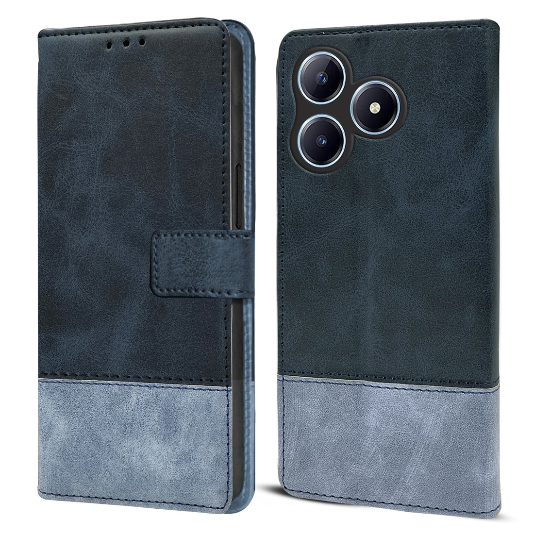 For Realme C63 Flip Cover Case ( Professional Dual Leather Wallet with Magnetic Closure)