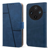 For Vivo X300 Pro Flip Cover Case ( Stitched Leather with Magnetic Closure)
