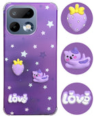 For Realme 16 Pro Back Cover Case (3D Cute Cartoons | Hard Back Side Soft | Matte Premium Finish | HD Printing)