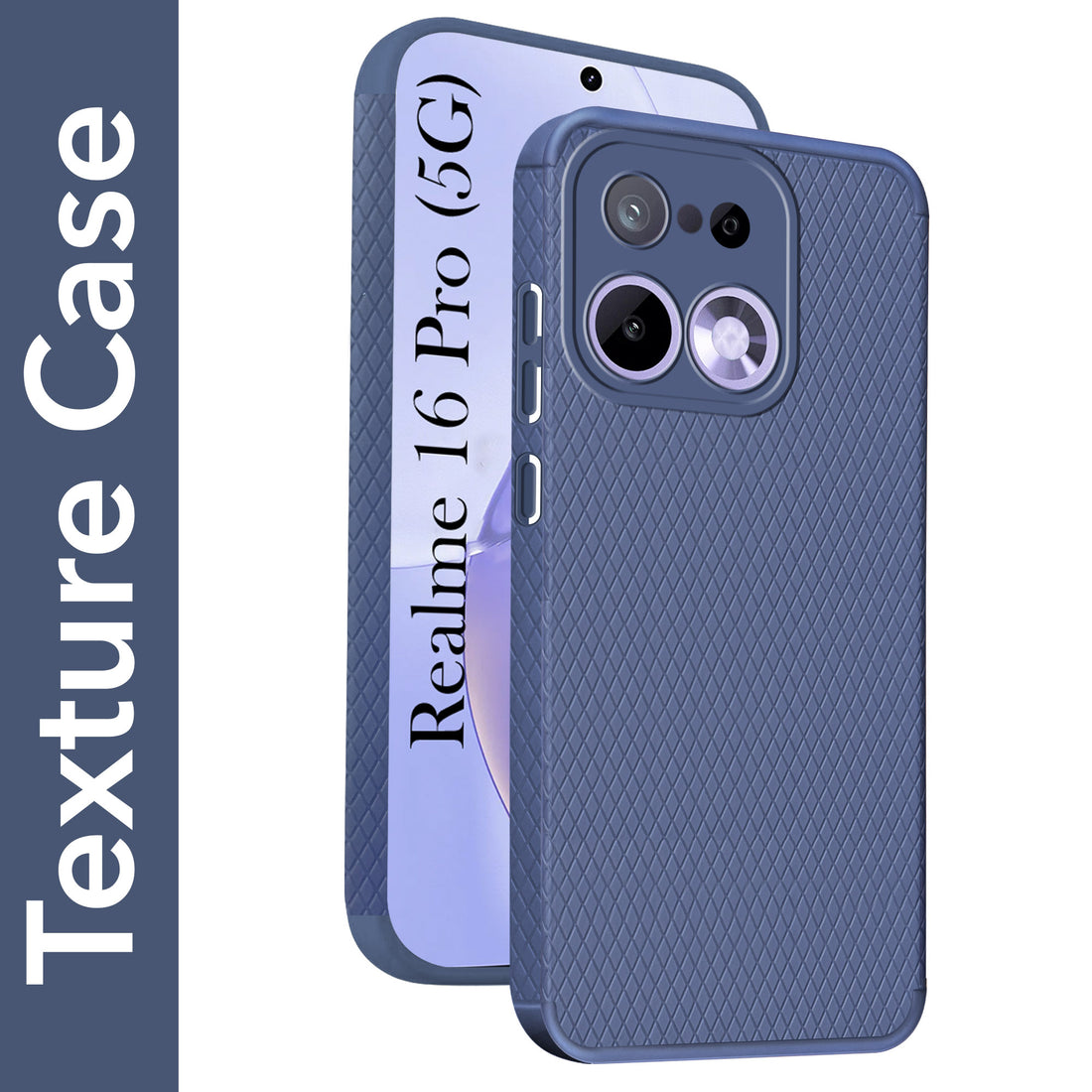 For Realme 16 Pro Back Cover Case Liquid Silicone (Camera Protection | Side Grip Texture | Soft and Flexible)