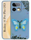 For Realme 16 Pro Plus 5G Back Cover Case (Soft Butterfly Embroidery | Women Teen Girls | Camera Protection| Matte Silicone)