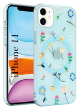 For Apple iPhone 11 (Cute Floral Design | Flower Print for Girls | MagSafe Compatible Wireless Charging)