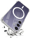 For Samsung Galaxy S24 Plus Back Cover Shockproof Crystal-Clear (Magsafe Wireless Support | Drop & Camera Protection | Hard Polycarbonate)